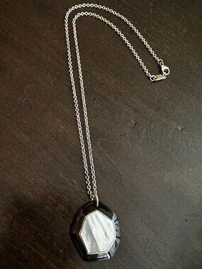 Ippolita Sterling Silver Onyx and Mother of Pearl Necklace